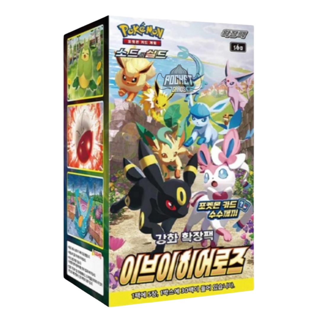 Eevee heroes display 30 packs (KOR)