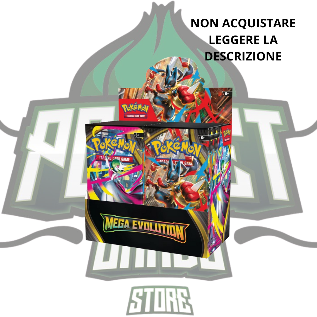Box da 36 buste megaevoluzione italiano