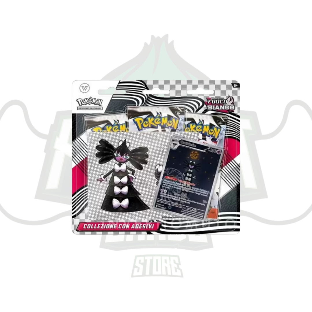 Blister 3 buste pokemon scarlatto e violetto fuoco bianco ITA