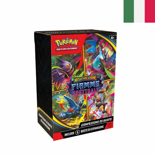Pokemon Bundle 6 buste fiamme spettrali ITA