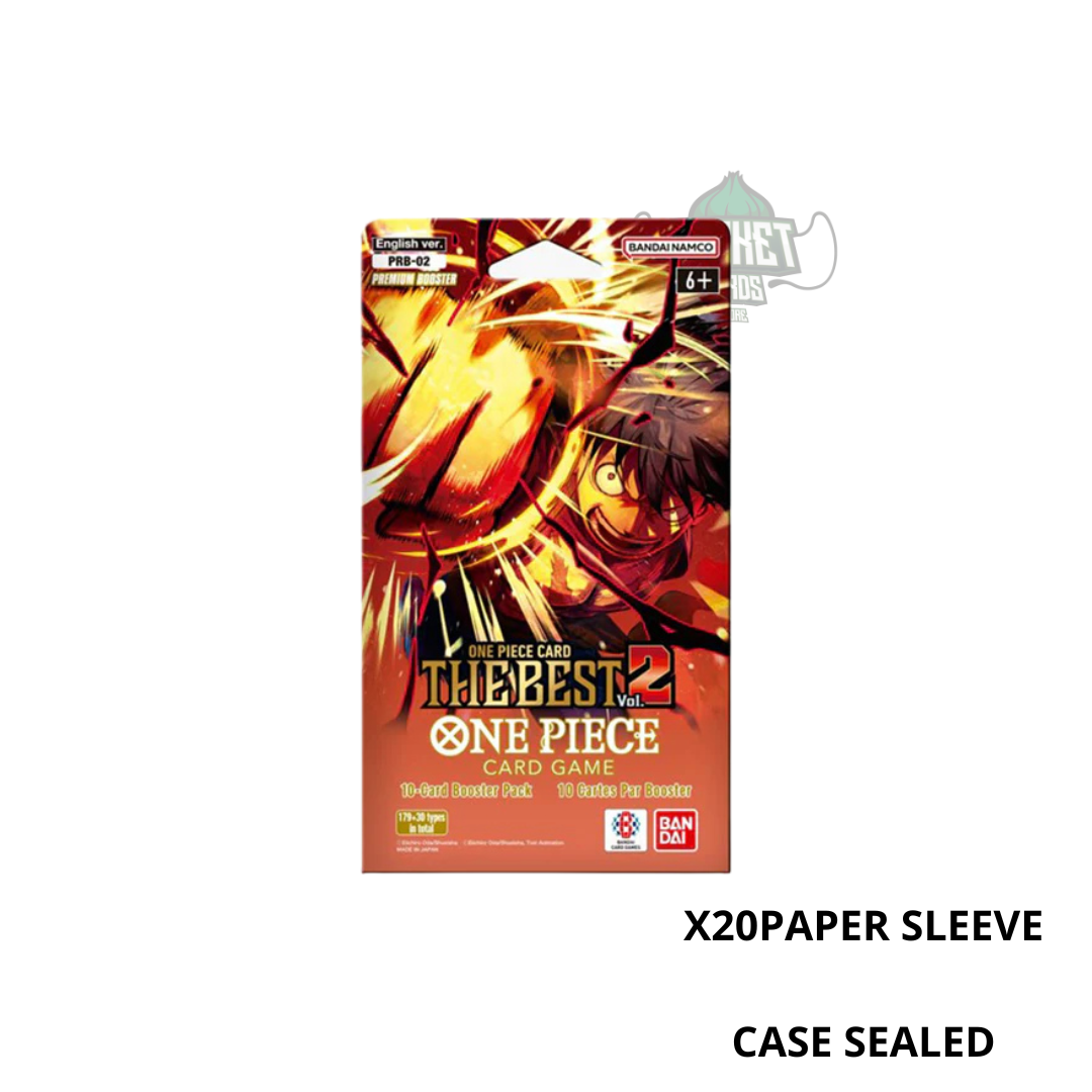One piece card game case sealed paper sleeve PRB02 ENG