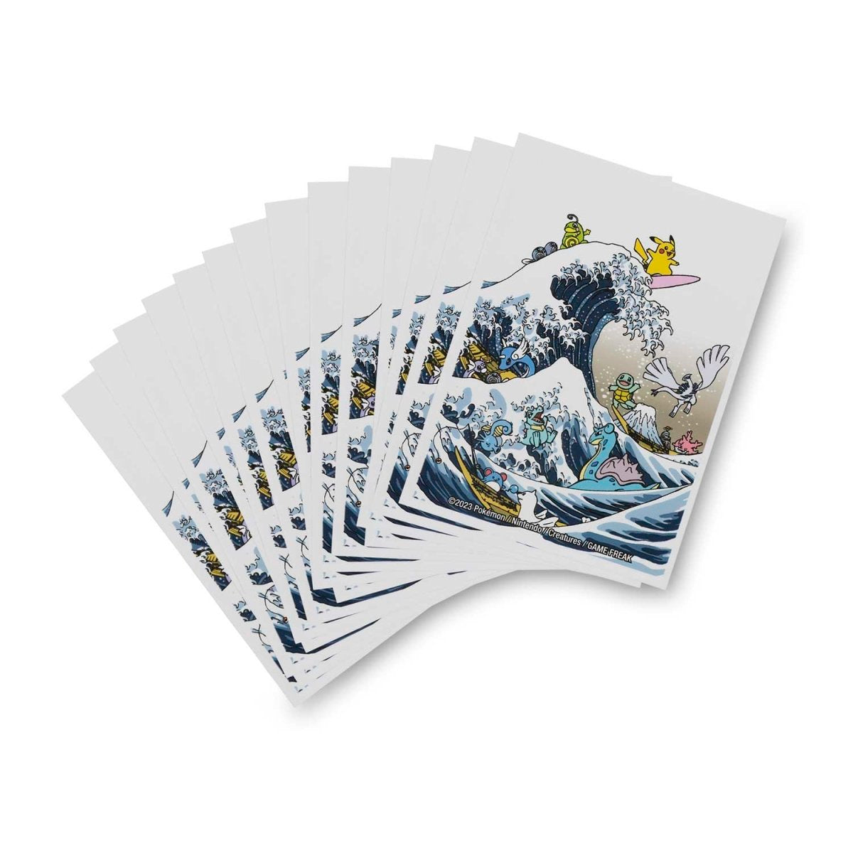 Official sleeves greatwave - pokemon center