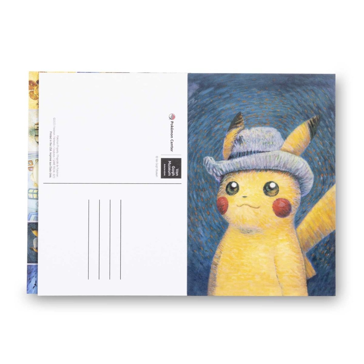 Cofanetto sealed postcard - pokemon center X Van Gogh museum