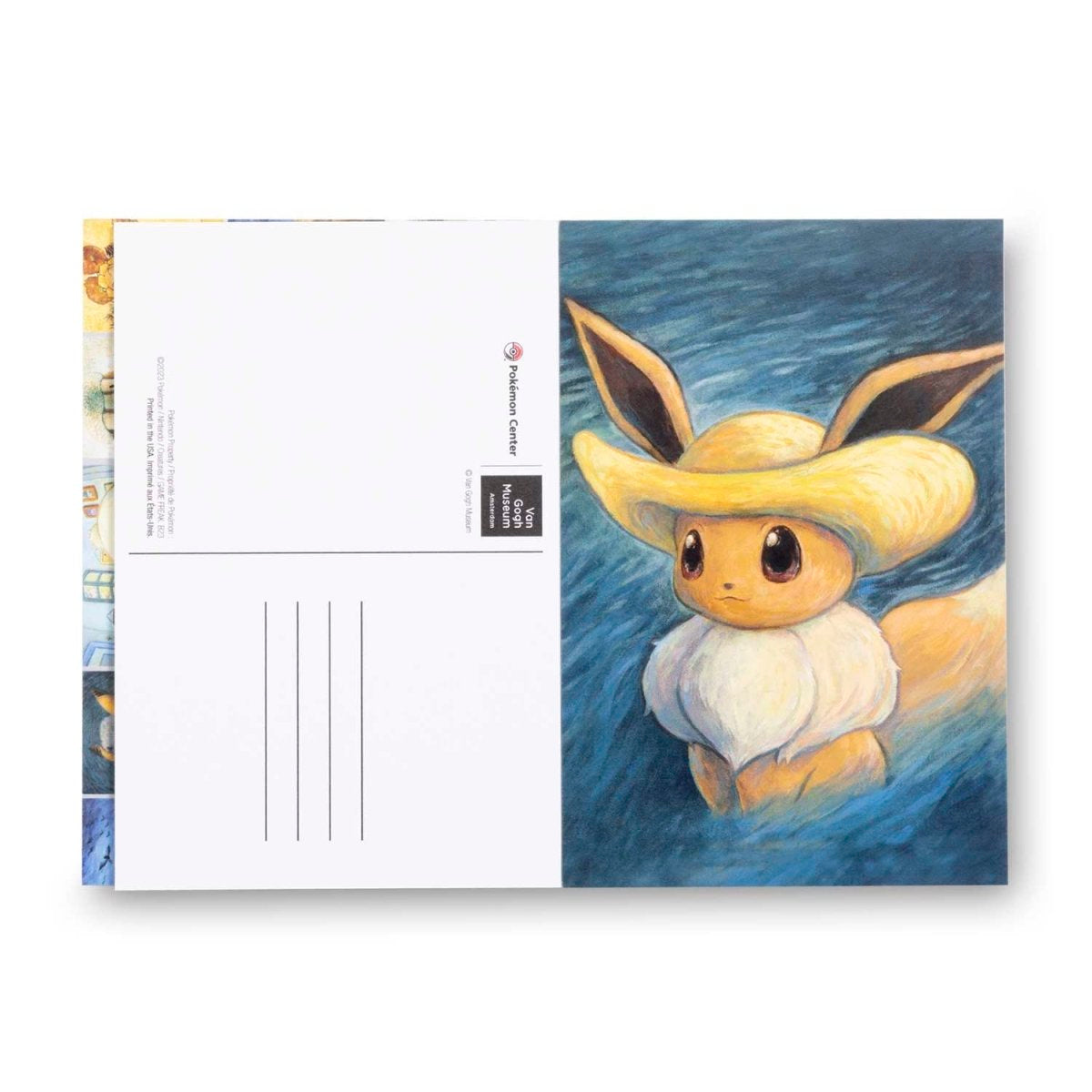 Cofanetto sealed postcard - pokemon center X Van Gogh museum