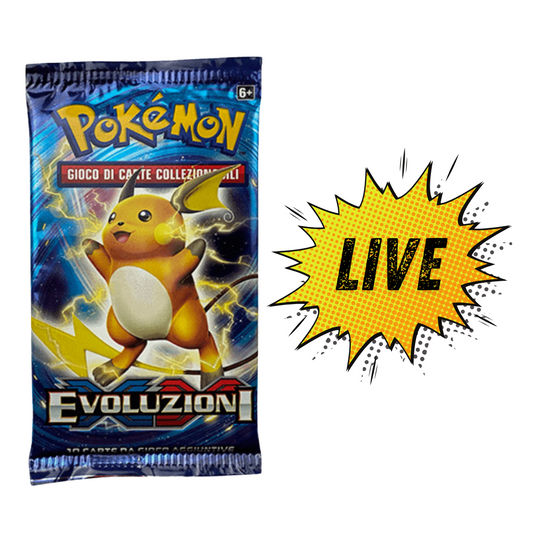 [ LIVE ] PACK SINGOLO EVOLUZIONI XY