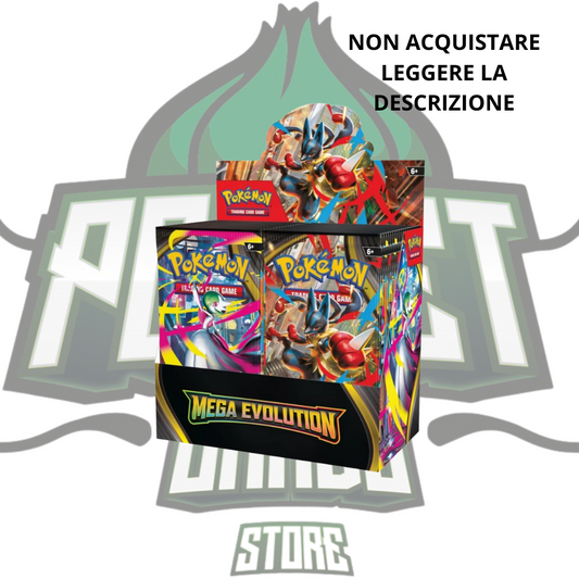 Box da 36 buste megaevoluzione italiano