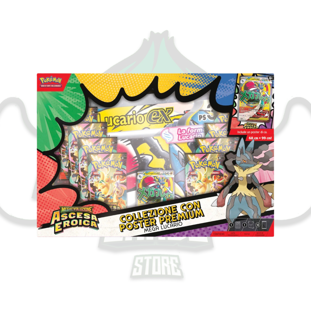 [PREORDER] COLLEZIONE CON POSTER PREMIUM MEGA LUCARIO-ASCESA EROICA (ITA)