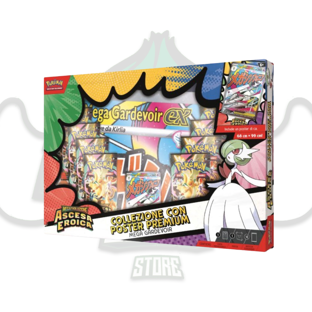 [PREORDER] COLLEZIONE CON POSTER PREMIUM MEGA GARDEVOIR-ASCESA EROICA (ITA)