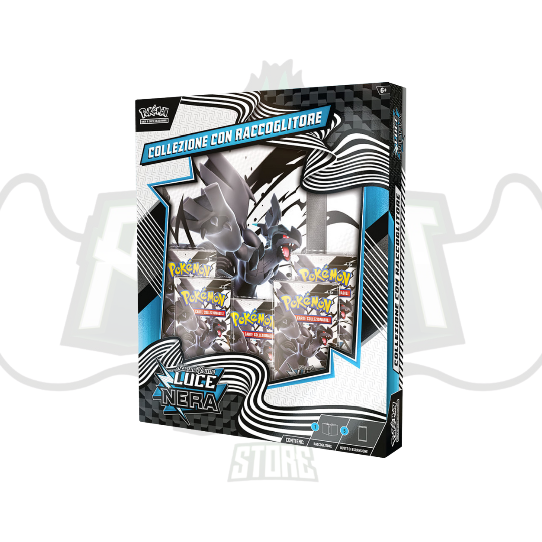 Collezione con album pokemon scarlatto e violetto Luce nera ITA
