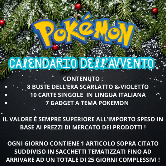 Calendario dell’avvento POKÈMON VERSIONE BRONZE