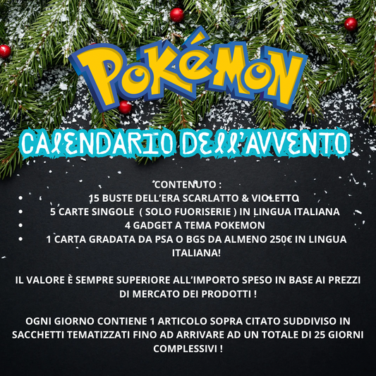 Calendario dell’avvento POKÉMON VERSIONE GOLD