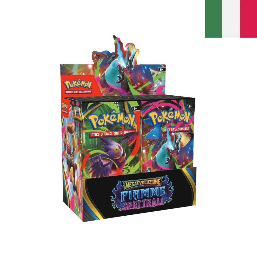 Pokemon box di buste fiamme spettrali ITA