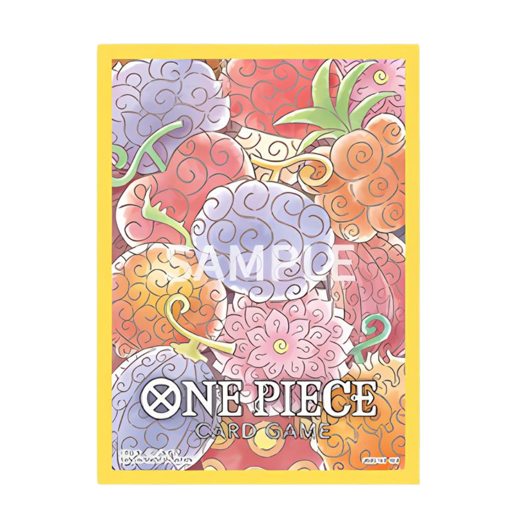 one piece card game official sleeves (devil fruits)