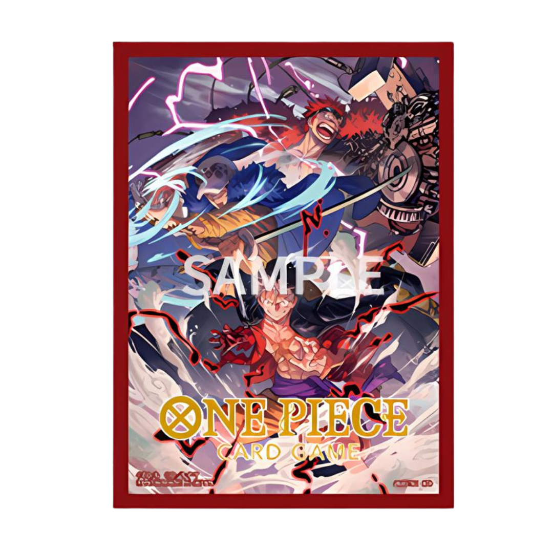 One piece card game official sleeves (the three captains)