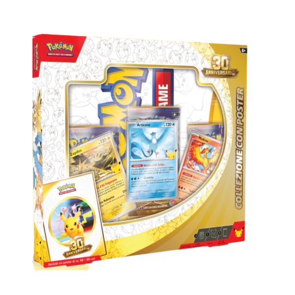 [PREORDER] Pokemon collezione con poster 30TH-ITALIANO