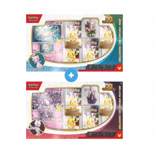 [PREORDER] Pokemon collezione mew + mewtwo 30TH-ITALIANO