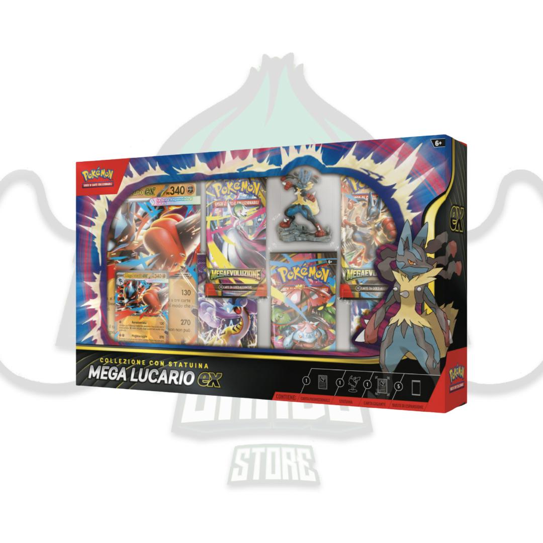 COLLEZIONE CON STATUINA - MEGA LUCARIO EX (ITA)
